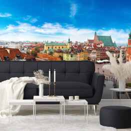Fototapeta winylowa zmywalna Panoramiczny widok na Centrum Warszawy