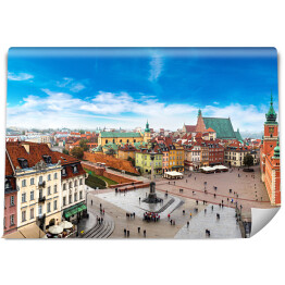 Fototapeta samoprzylepna Panoramiczny widok na Centrum Warszawy
