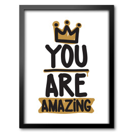 "Jesteś niesamowity" - ilustracja z motywacyjnym hasłem