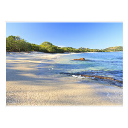 Plakat samoprzylepny Słoneczna plaża, Kostaryka