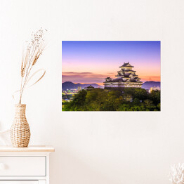 Plakat Zamek Himeji, Japonia