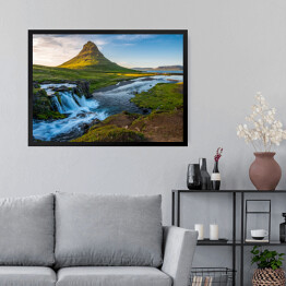 Obraz w ramie Kirkjufell, półwysep Snaefellsnes, Islandia