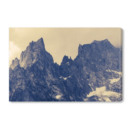 Obraz na płótnie Alpy w pochmurny dzień