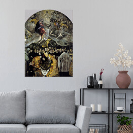 Plakat El Greco Pogrzeb Hrabiego Orgaza Reprodukcja obrazu