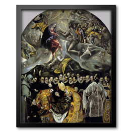 Obraz w ramie El Greco Pogrzeb Hrabiego Orgaza Reprodukcja obrazu