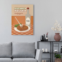Obraz klasyczny Ilustracja - kuchnia polska