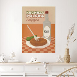 Plakat samoprzylepny Ilustracja - kuchnia polska