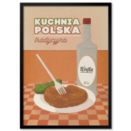 Obraz klasyczny Ilustracja - kuchnia polska