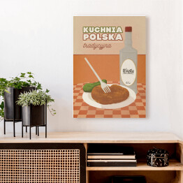 Obraz na płótnie Ilustracja - kuchnia polska