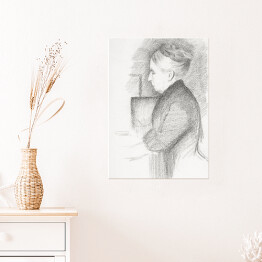 Plakat samoprzylepny Henri Edmond Cross Portret Matki Artysty. Reprodukcja