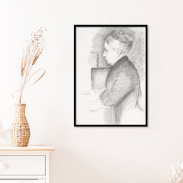 Plakat w ramie Henri Edmond Cross Portret Matki Artysty. Reprodukcja