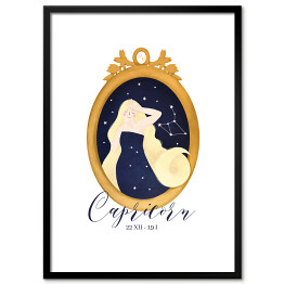 Obraz klasyczny Horoskop z kobietą - koziorożec