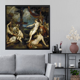 Obraz w ramie Tycjan "Diana and Callisto"