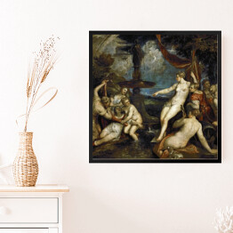 Obraz w ramie Tycjan "Diana and Callisto"