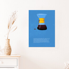 Plakat samoprzylepny Sposoby parzenia kawy - chemex