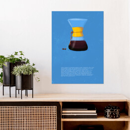 Plakat Sposoby parzenia kawy - chemex