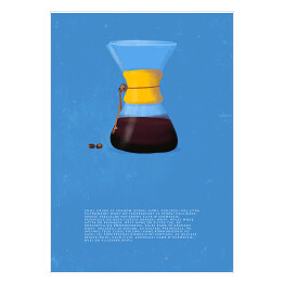 Plakat samoprzylepny Sposoby parzenia kawy - chemex