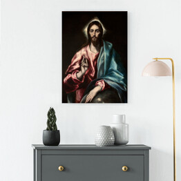 Obraz na płótnie El Greco "Chrystus jako Zbawiciel" - reprodukcja