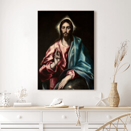 El Greco "Chrystus jako Zbawiciel" - reprodukcja