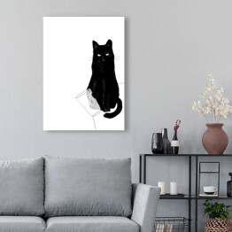 Obraz klasyczny Złośliwy kot