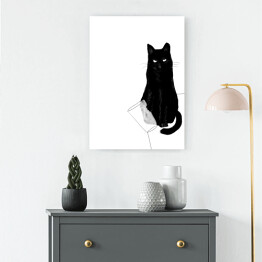 Obraz klasyczny Złośliwy kot