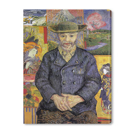 Obraz na płótnie Vincent van Gogh Portret Père Tanguy. Reprodukcja