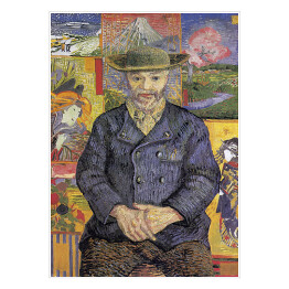 Plakat Vincent van Gogh Portret Père Tanguy. Reprodukcja