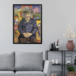 Obraz w ramie Vincent van Gogh Portret Père Tanguy. Reprodukcja