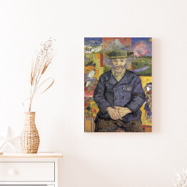 Obraz na płótnie Vincent van Gogh Portret Père Tanguy. Reprodukcja