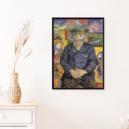 Plakat w ramie Vincent van Gogh Portret Père Tanguy. Reprodukcja