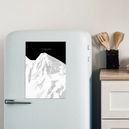 Magnes dekoracyjny Broad Peak - minimalistyczne szczyty górskie