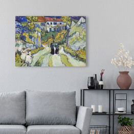 Obraz na płótnie Vincent van Gogh Schody w Auvers. Reprodukcja