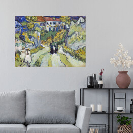 Plakat Vincent van Gogh Schody w Auvers. Reprodukcja
