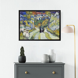 Obraz w ramie Vincent van Gogh Schody w Auvers. Reprodukcja