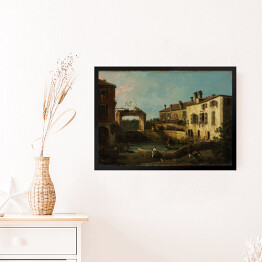Obraz w ramie Canaletto "Zamek w pobliżu Dolo" - reprodukcja