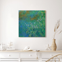Obraz na płótnie Claude Monet Irysy Reprodukcja obrazu
