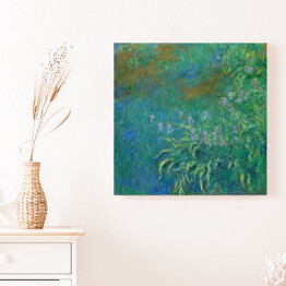 Obraz na płótnie Claude Monet Irysy Reprodukcja obrazu