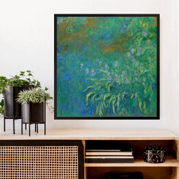 Obraz w ramie Claude Monet Irysy Reprodukcja obrazu