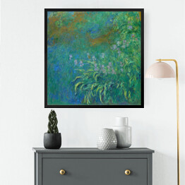 Obraz w ramie Claude Monet Irysy Reprodukcja obrazu
