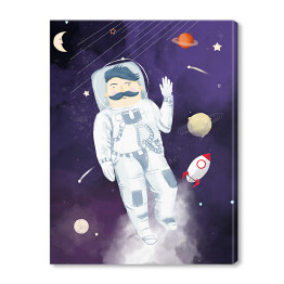 Kosmonauta - ilustracja