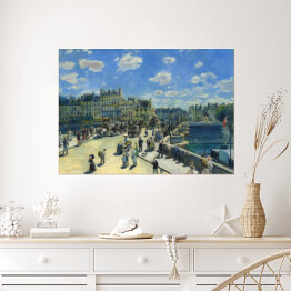 Plakat samoprzylepny Auguste Renoir "Pont Neuf w Paryżu" - reprodukcja