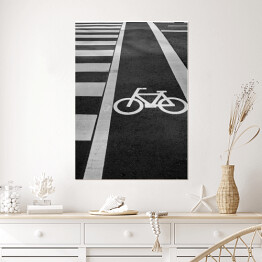 Plakat samoprzylepny Trasa rowerowa - fotografia