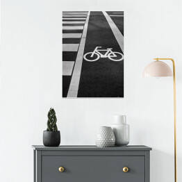 Plakat samoprzylepny Trasa rowerowa - fotografia