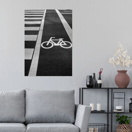 Plakat Trasa rowerowa - fotografia