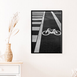 Plakat w ramie Trasa rowerowa - fotografia