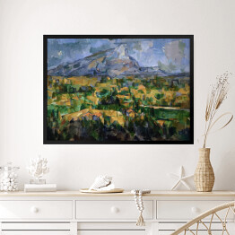 Obraz w ramie Paul Cezanne "Widok na górę Sainte-Victoire" - reprodukcja