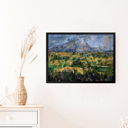 Obraz w ramie Paul Cezanne "Widok na górę Sainte-Victoire" - reprodukcja