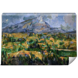 Fototapeta Paul Cezanne "Widok na górę Sainte-Victoire" - reprodukcja