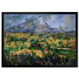 Paul Cezanne "Widok na górę Sainte-Victoire" - reprodukcja