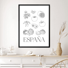Obraz w ramie Kuchnie świata - kuchnia hiszpańska